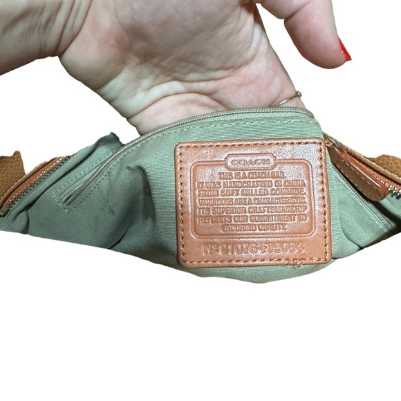 Coach Soft Pebbled Peach Purse - Picture 8 of 10